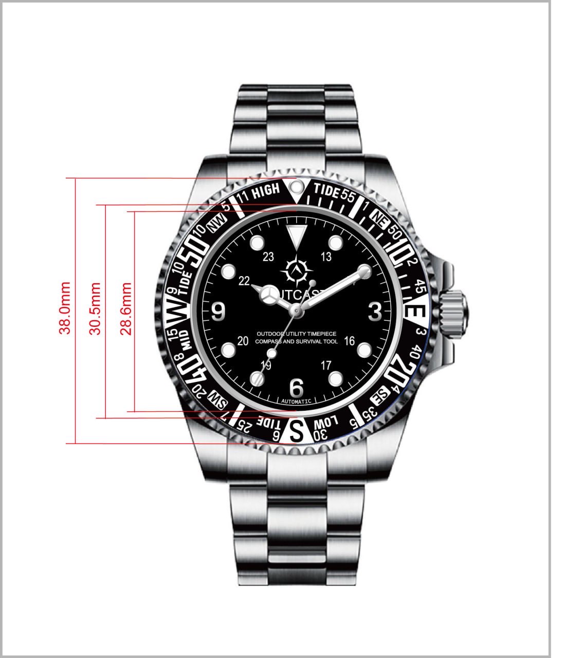 Adventure Field & Sea 3,6,9 Dial