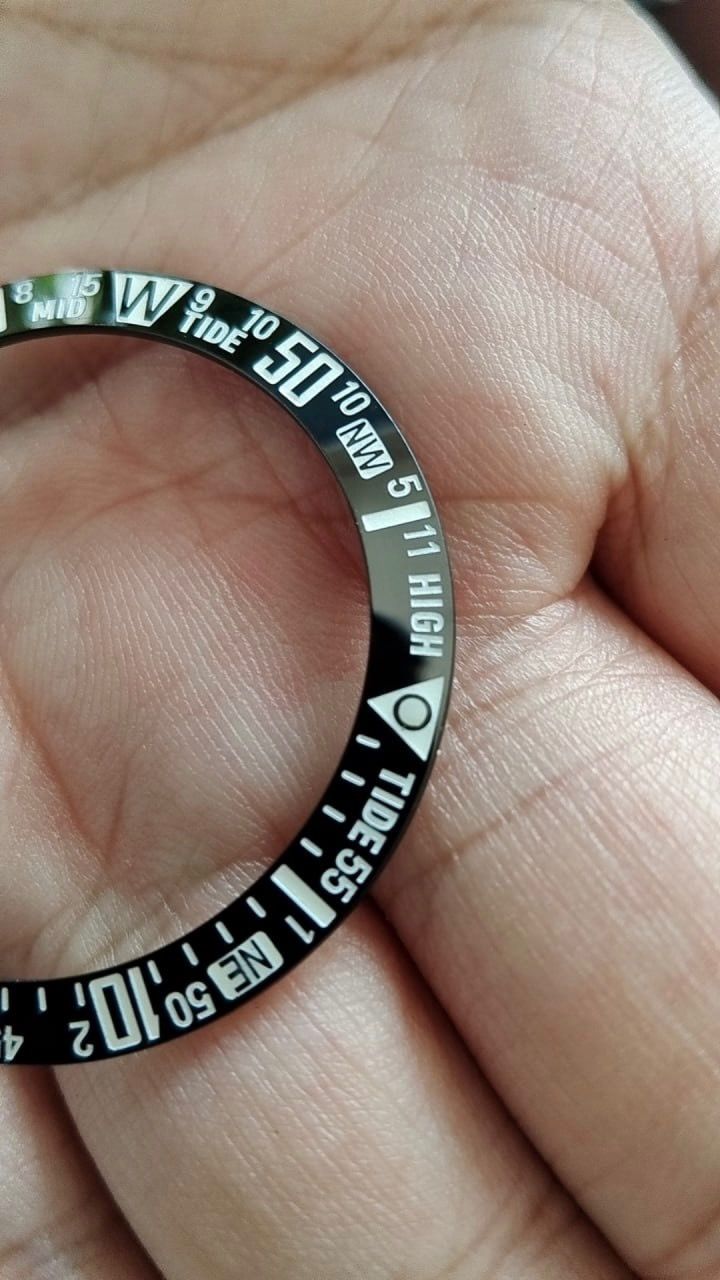 O.U.T.C.A.S.T. Sloped Ceramic Bezel Insert (Multi-Function, 30.5mmx38mm)