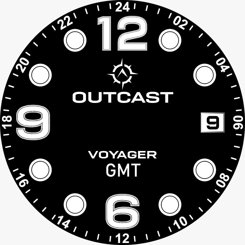 The Voyager GMT Dial (Dial Only)