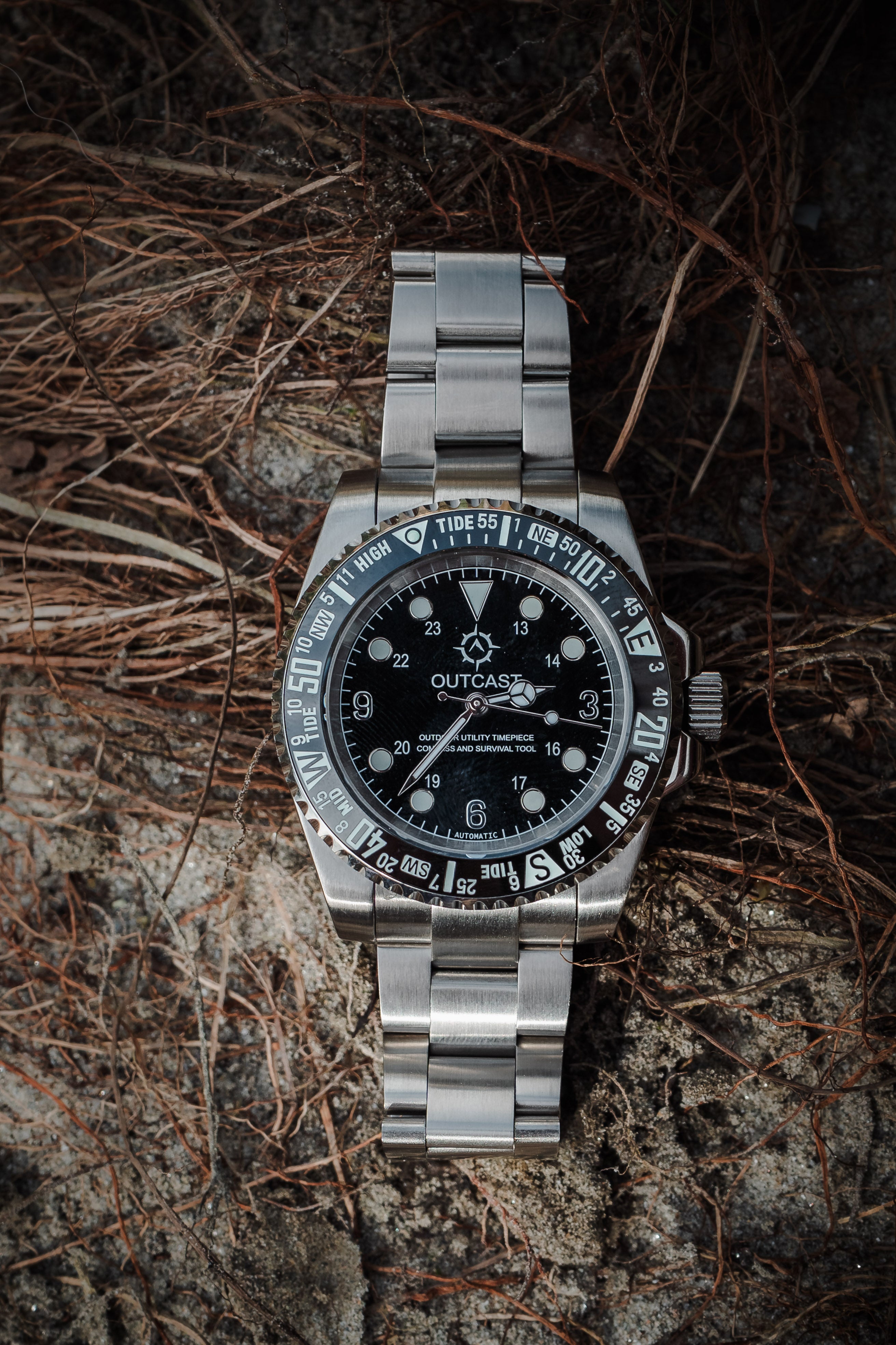 Adventure Watch with Multi-Function Bezel